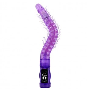 BAILE - Spiny Dragon Stimulator Vibrator Stick (Battery - Purple)